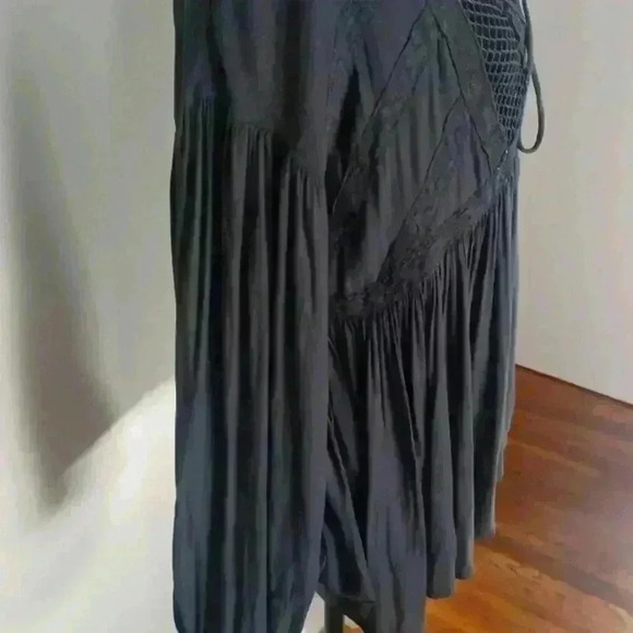 Free People Pebbled Don't Let Go Peasant Top S - Picture 6 of 14